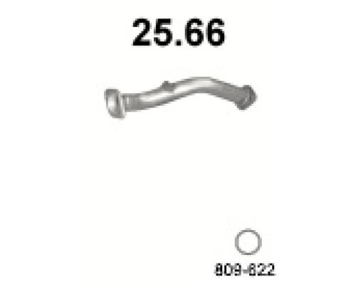 Труба выхлопная Suzuki Liana