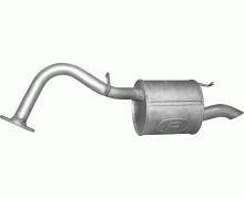 Глушитель задняя часть Toyota Yaris